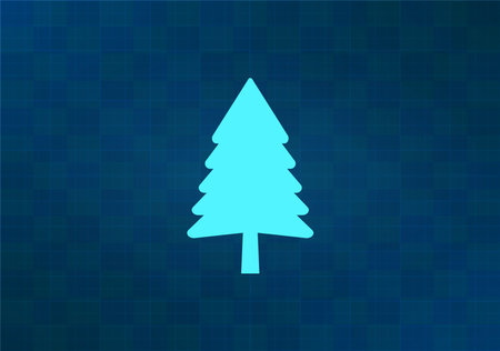 Christmas tree iconのイラスト素材