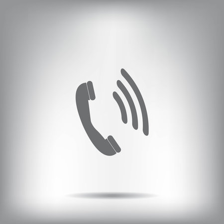 phone icon - vector illustration. Flat design style eps 10.のイラスト素材