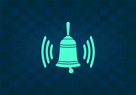 Ringing bell iconのイラスト素材