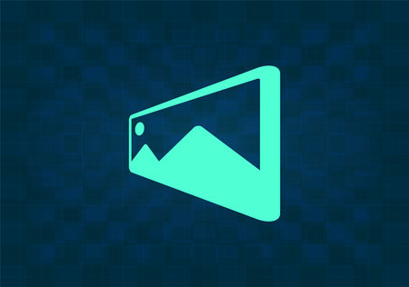 picture icon. photo symbol. Flat design style. Made in vector