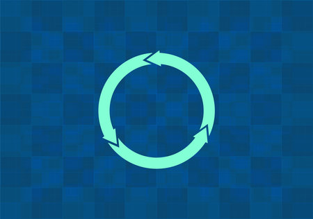 circular arrows vector icon