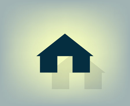 home vector iconのイラスト素材