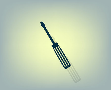 vector illustration of screwdriverのイラスト素材