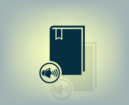 audio book iconのイラスト素材