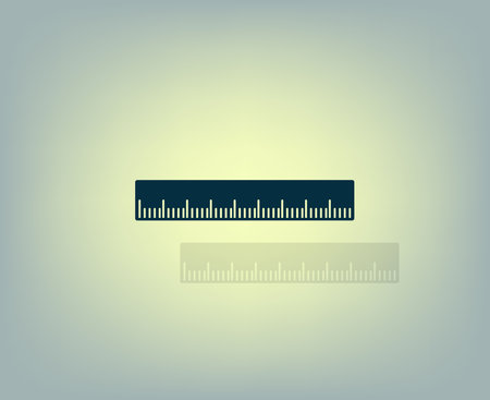 vector icon of rulerのイラスト素材