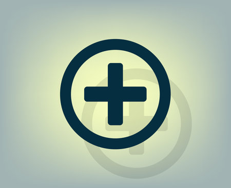 Medical cross iconのイラスト素材