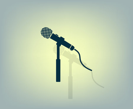 Microphone Iconのイラスト素材