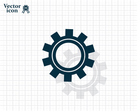 Gear or cog iconのイラスト素材