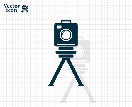 photo camera icon. Vector Eps 10のイラスト素材