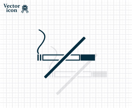 No smoking sign vectorのイラスト素材