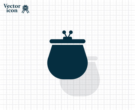 Vector illustration of a money purseのイラスト素材