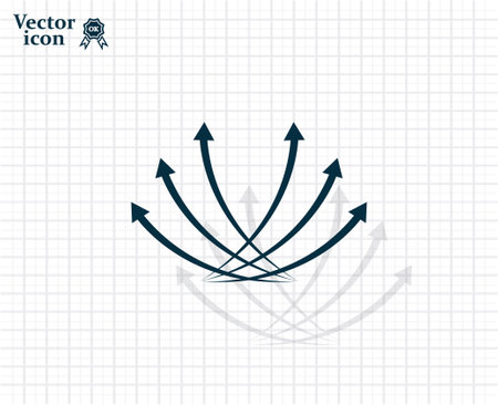 Arrow up iconのイラスト素材