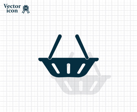 Vector shopping basket iconのイラスト素材