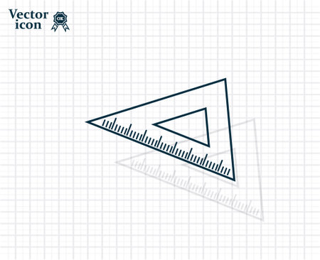 Ruler Icon Eps10のイラスト素材