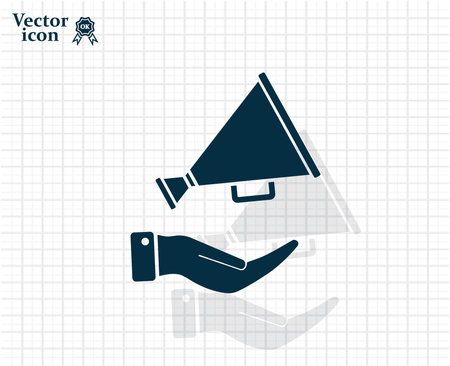 Megaphone vector iconのイラスト素材