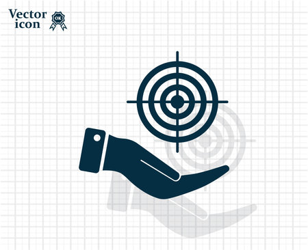 Target vector iconのイラスト素材