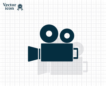 Video camera icon vectorのイラスト素材