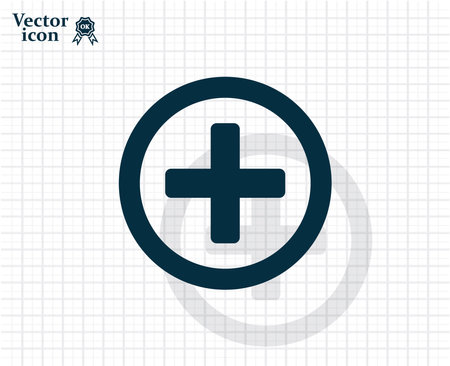 Medical cross iconのイラスト素材