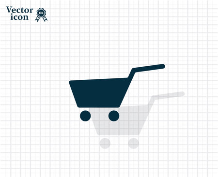 Vector shopping cart iconのイラスト素材