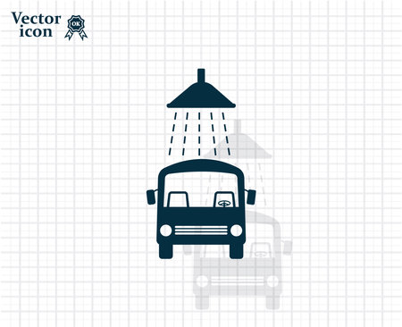 car wash iconのイラスト素材