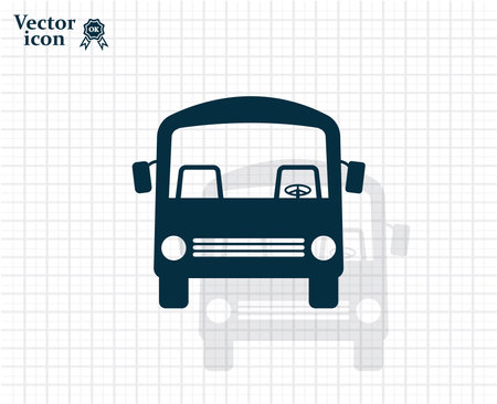 Bus iconのイラスト素材