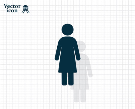 Woman - vector iconのイラスト素材