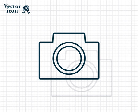 camera iconのイラスト素材