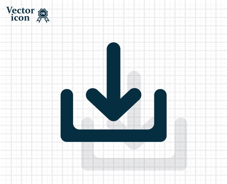 Upload vector iconのイラスト素材