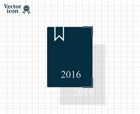 diary for 2016 vector illustrationのイラスト素材