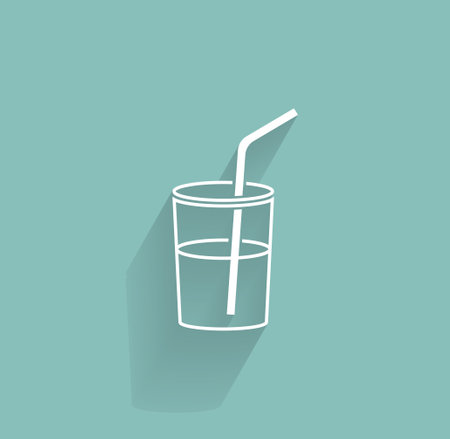 Soft drink vector iconのイラスト素材