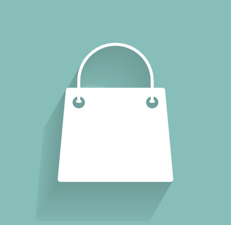shopping bag - vector iconのイラスト素材