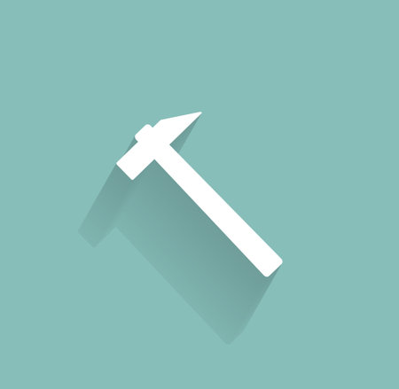 hammer iconのイラスト素材