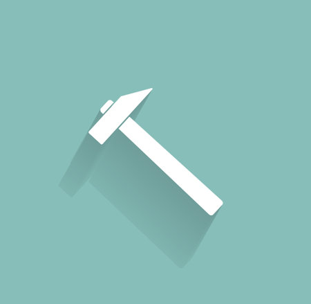hammer iconのイラスト素材