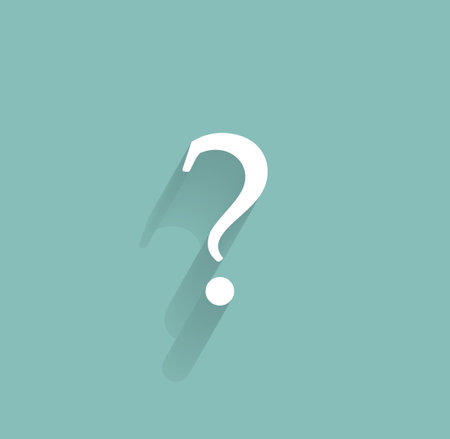 Question mark sign icon, vector illustration. Flat design styleのイラスト素材