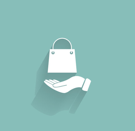 Vector illustration of shopping bagsのイラスト素材