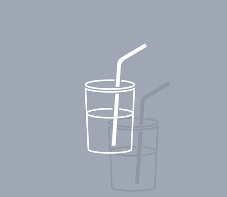 Soft drink vector iconのイラスト素材