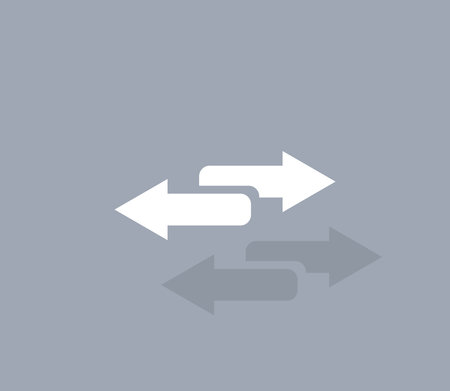 The left and right arrows icon. Arrows symbol.のイラスト素材