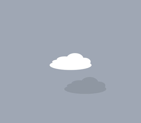 cloud icon, vector illustrationのイラスト素材