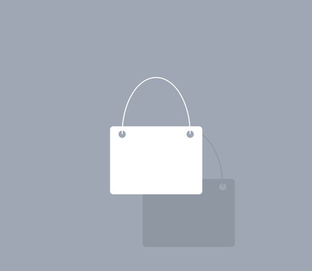 shopping bag - vector iconのイラスト素材