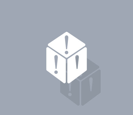 Attention caution sign icon. Exclamation mark.のイラスト素材