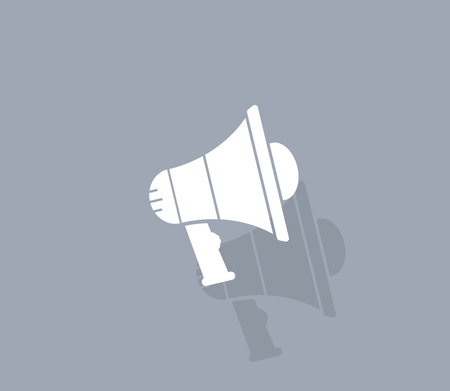 Pictograph of megaphoneのイラスト素材