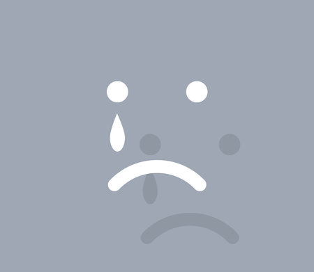 Face sign icon, vector illustration. Flat design styleのイラスト素材