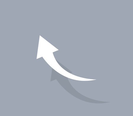 arrow indicates the direction. icon. vector designのイラスト素材