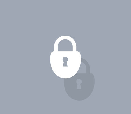Lock vector iconのイラスト素材