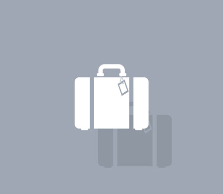 baggage vector iconのイラスト素材