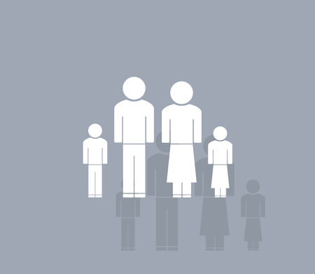 family, vector illustrationのイラスト素材