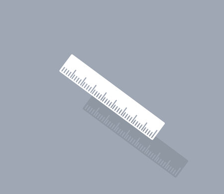 vector icon of rulerのイラスト素材