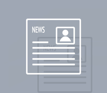 Newspaper, press, news vector icon.のイラスト素材