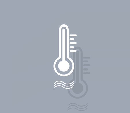 thermometer vector iconのイラスト素材