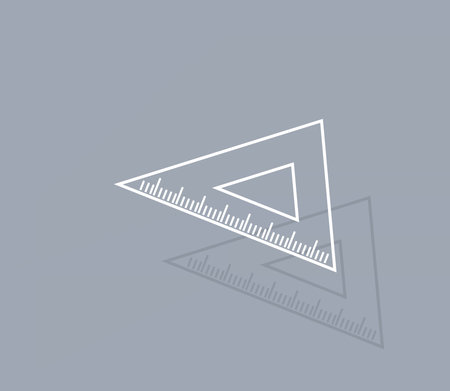 Ruler Icon Eps10のイラスト素材